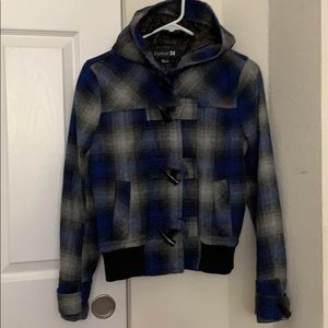 Plaid bomber jacket